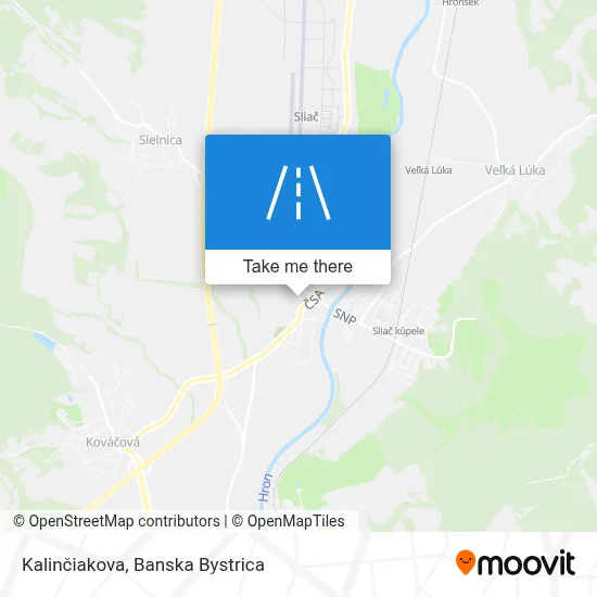 Kalinčiakova map