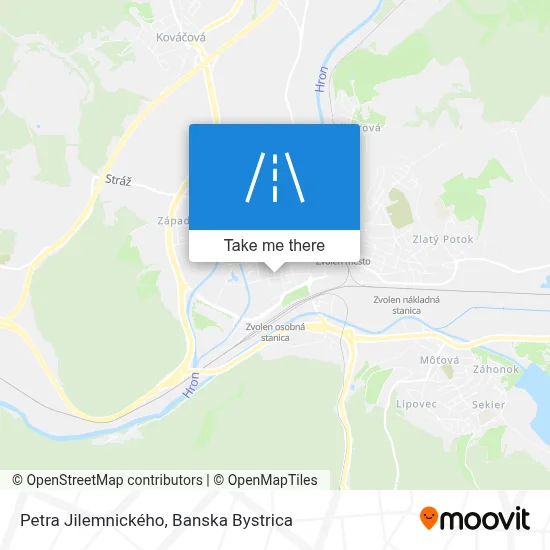 Petra Jilemnického map
