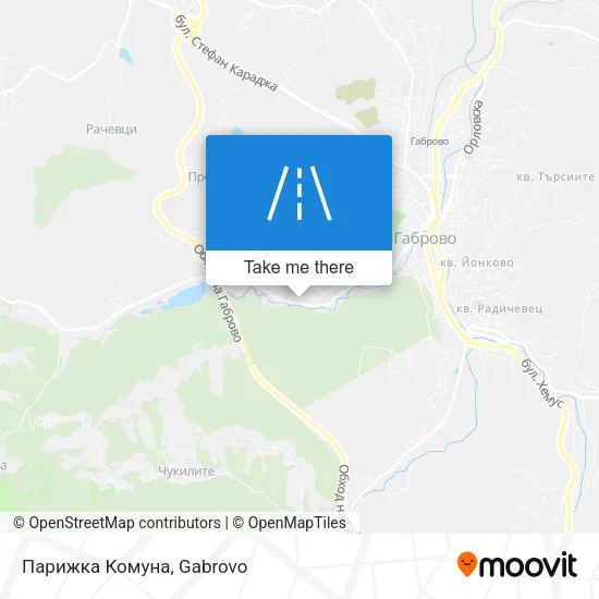 Парижка Комуна map