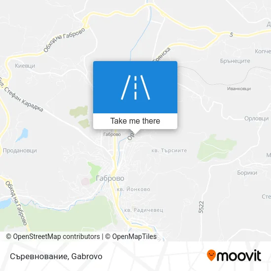 Карта Съревнование