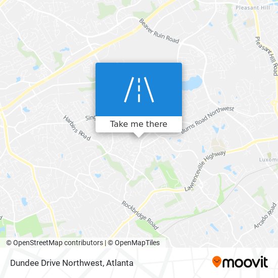 Mapa de Dundee Drive Northwest