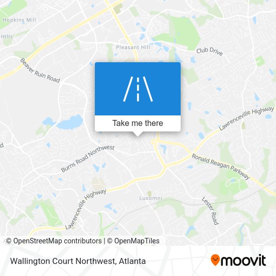 Wallington Court Northwest map