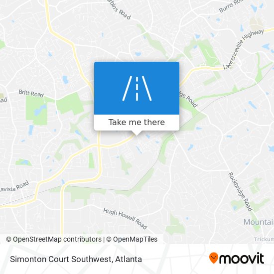 Simonton Court Southwest map