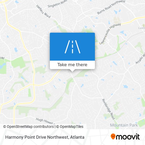 Mapa de Harmony Point Drive Northwest