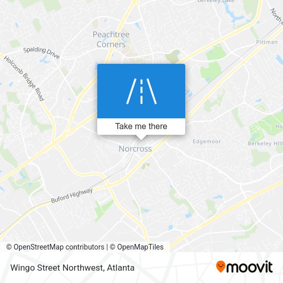 Wingo Street Northwest map