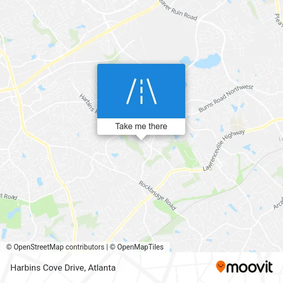 Harbins Cove Drive map