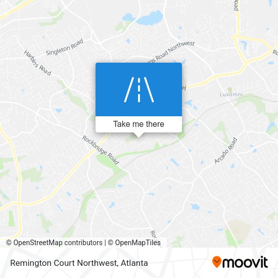 Mapa de Remington Court Northwest