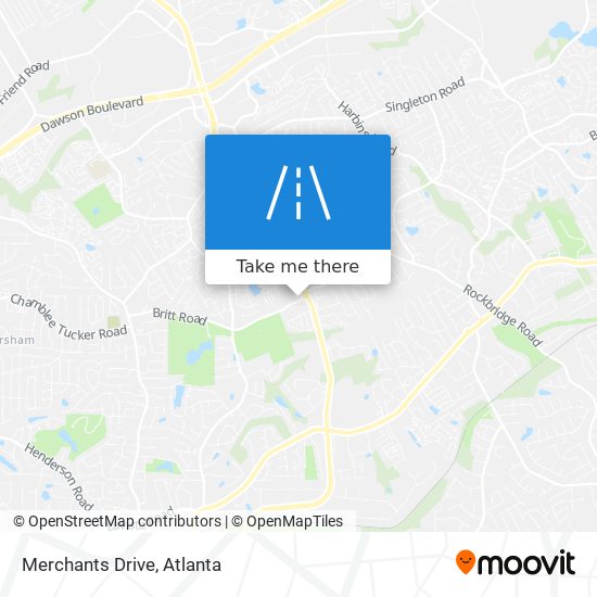 Mapa de Merchants Drive
