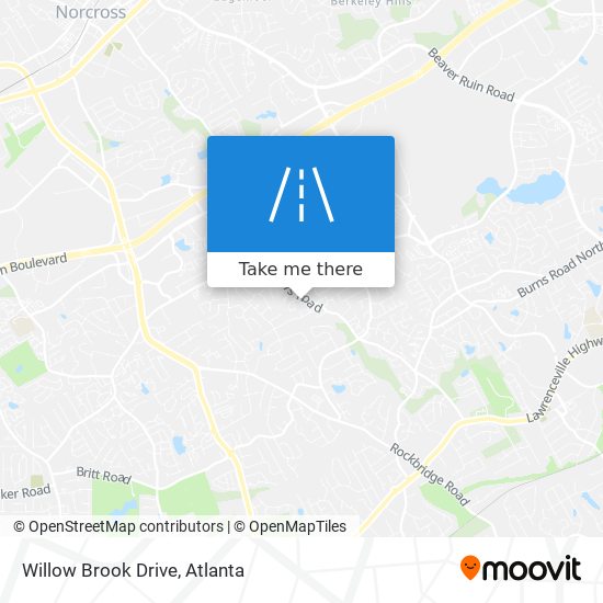 Willow Brook Drive map