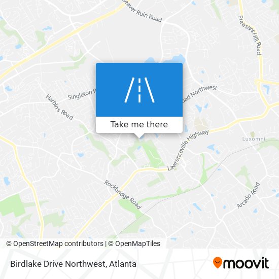 Mapa de Birdlake Drive Northwest