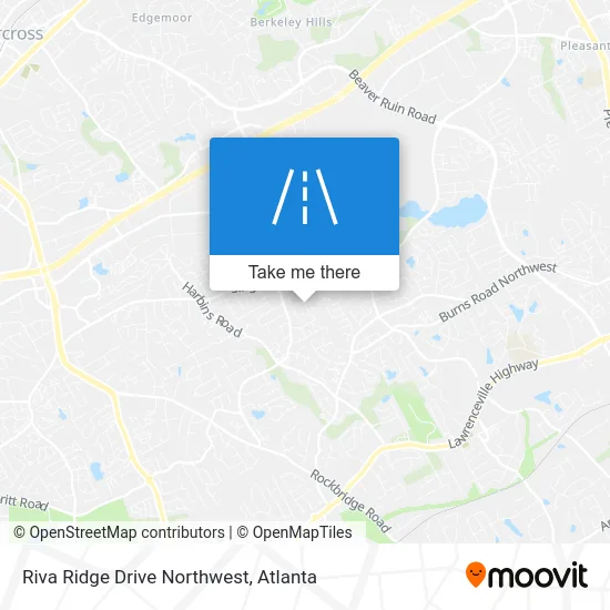 Riva Ridge Drive Northwest map