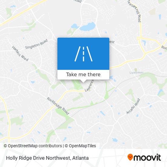 Mapa de Holly Ridge Drive Northwest