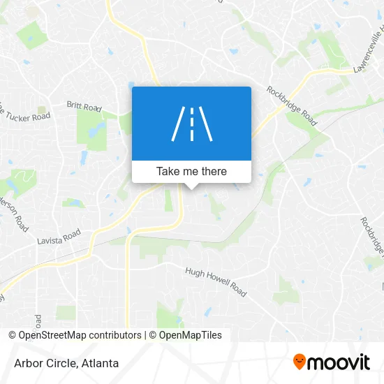 Arbor Circle map