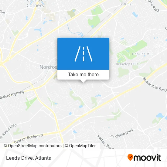 Leeds Drive map