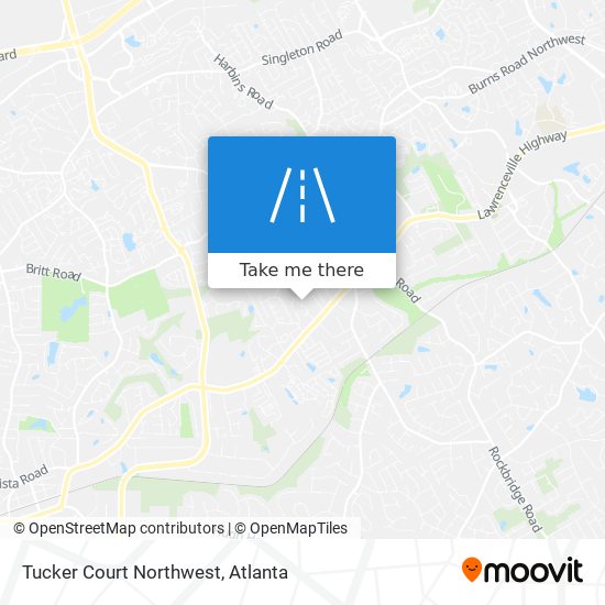 Mapa de Tucker Court Northwest