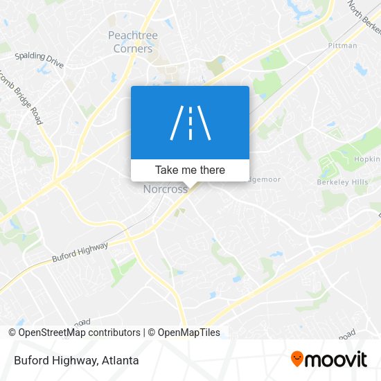 Mapa de Buford Highway