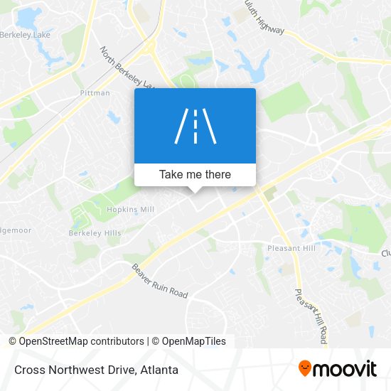 Mapa de Cross Northwest Drive