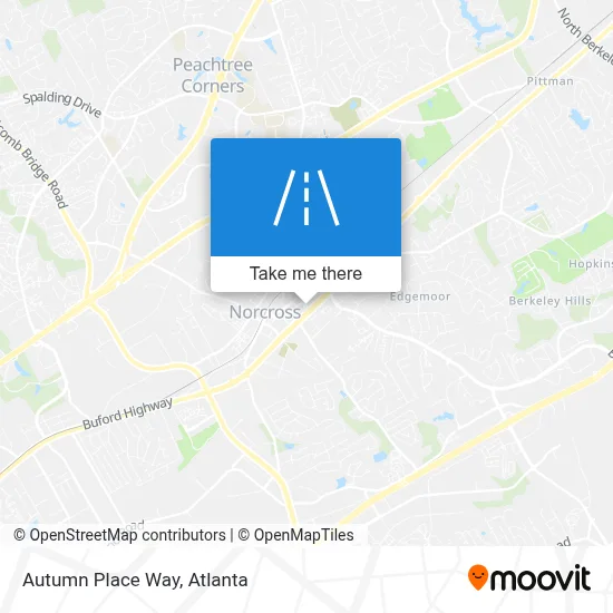 Autumn Place Way map