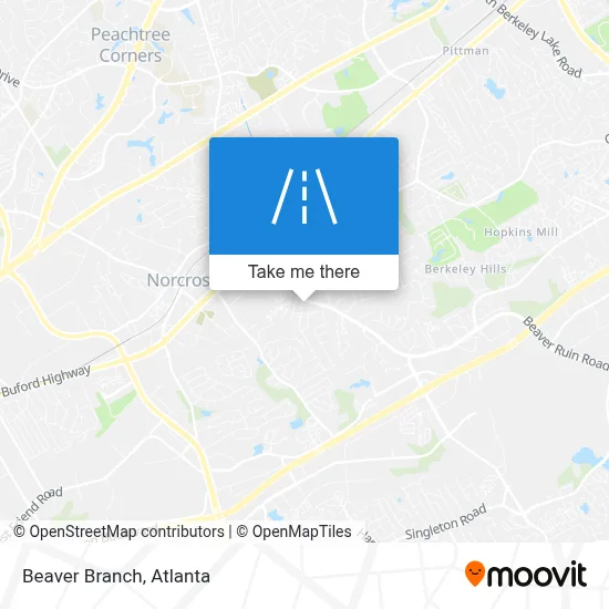 Beaver Branch map