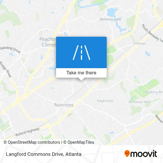 Langford Commons Drive map