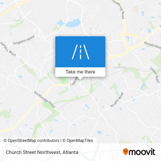 Church Street Northwest map