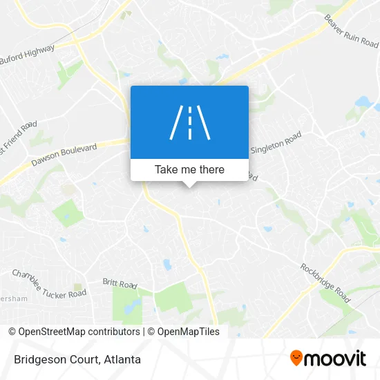 Bridgeson Court map