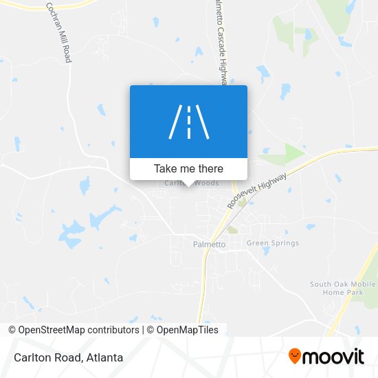 Mapa de Carlton Road