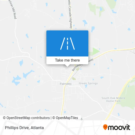 Phillips Drive map