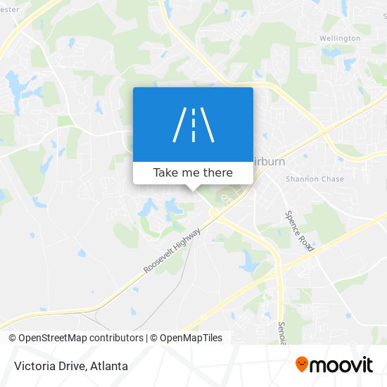 Mapa de Victoria Drive