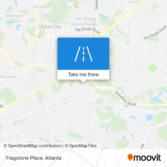 Flagstone Place map