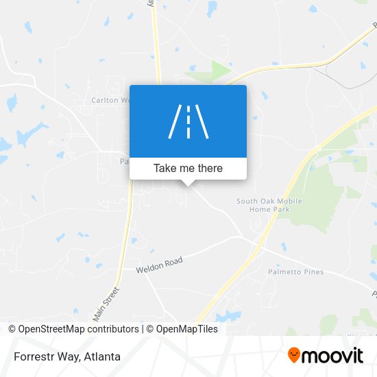Mapa de Forrestr Way