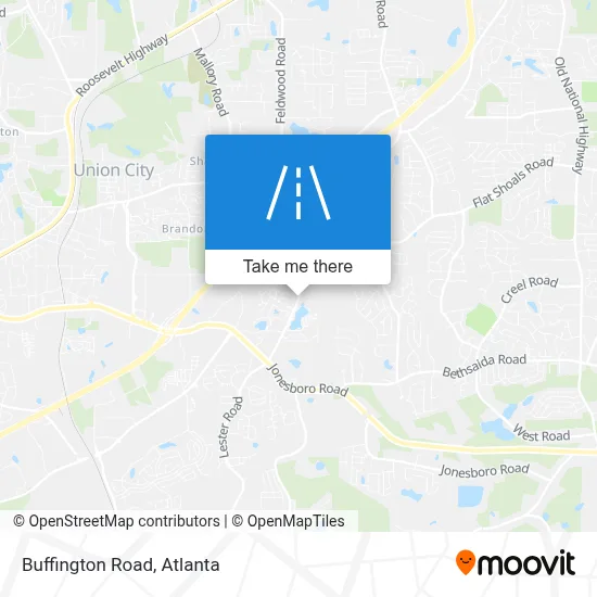 Buffington Road map