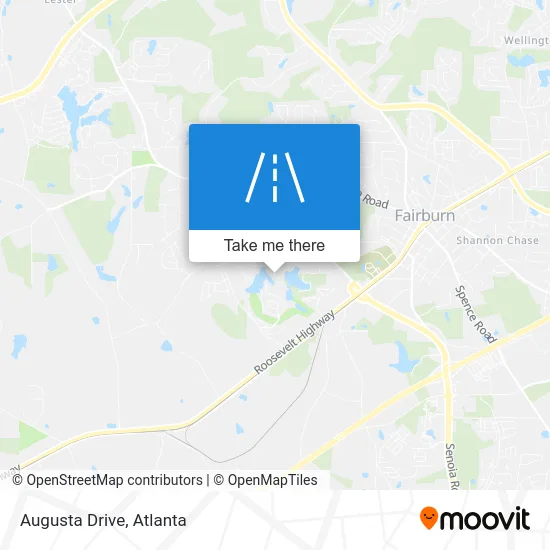Augusta Drive map