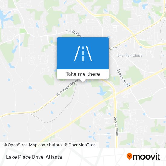 Lake Place Drive map