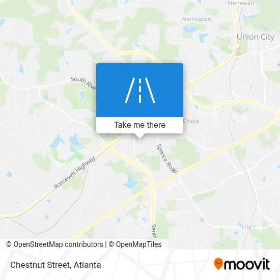 Chestnut Street map