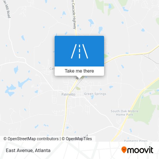Mapa de East Avenue