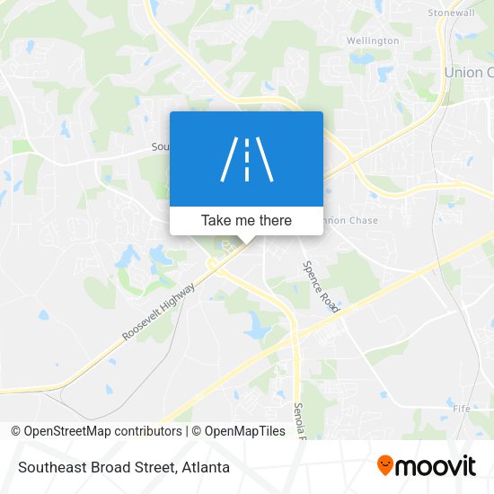 Mapa de Southeast Broad Street