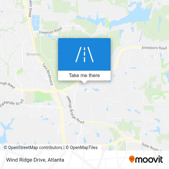 Wind Ridge Drive map