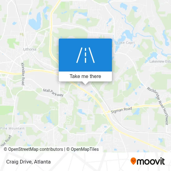 Craig Drive map
