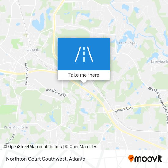 Northton Court Southwest map