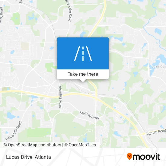 Lucas Drive map