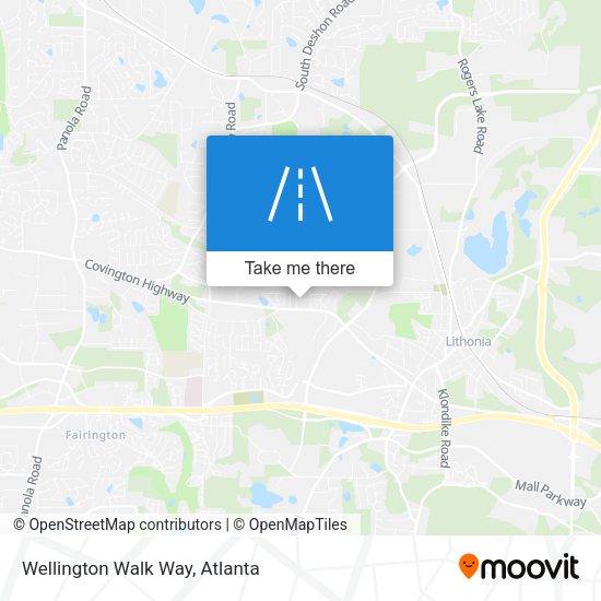 Wellington Walk Way map