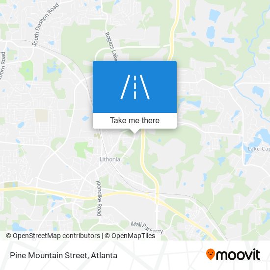 Pine Mountain Street map