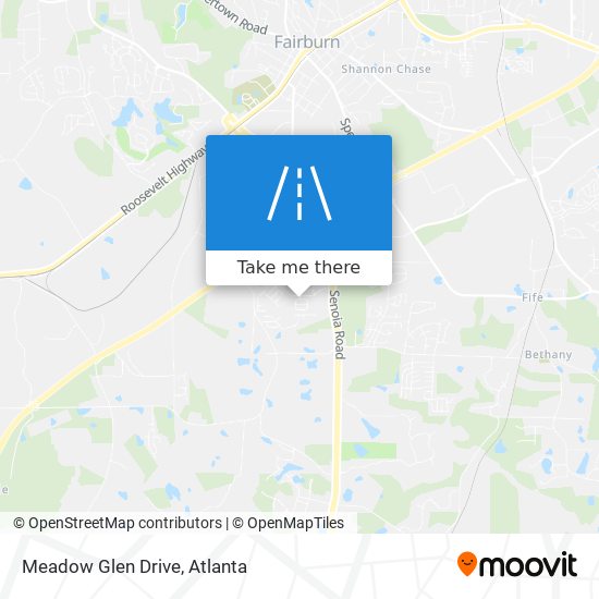 Mapa de Meadow Glen Drive