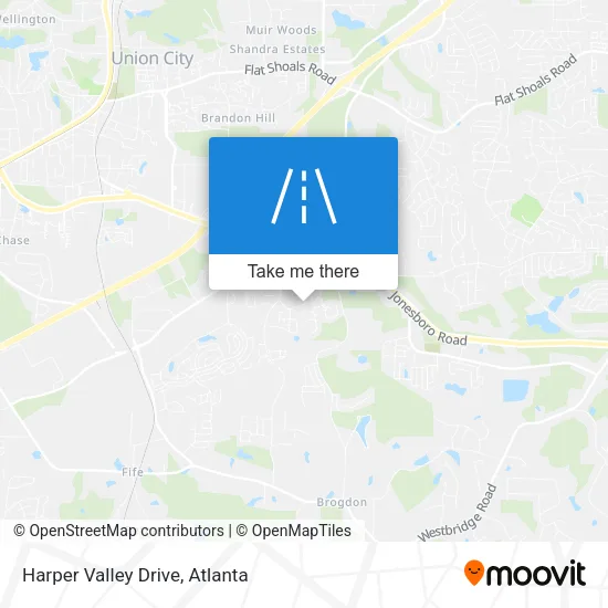 Harper Valley Drive map