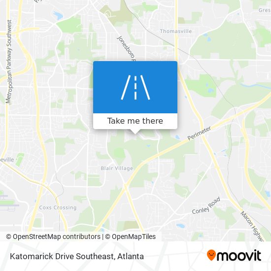 Mapa de Katomarick Drive Southeast