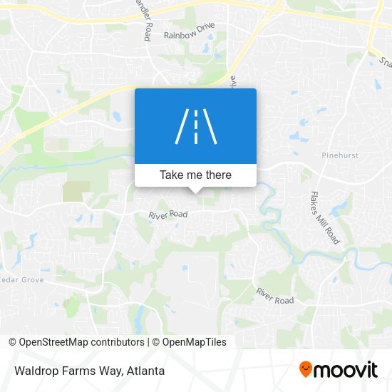 Mapa de Waldrop Farms Way