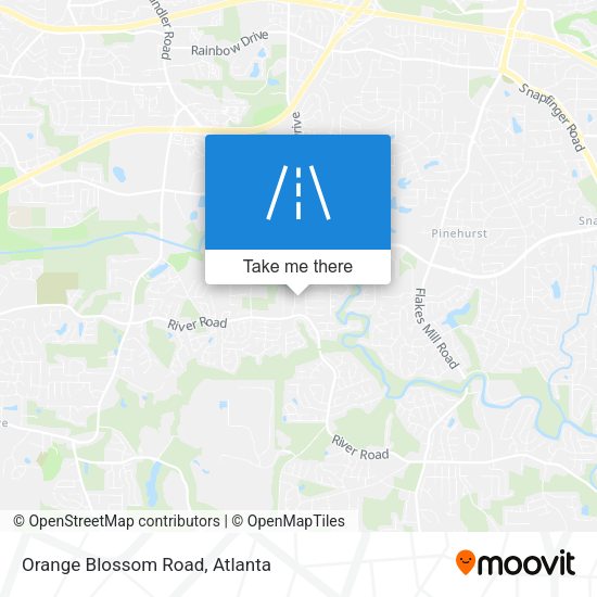 Orange Blossom Road map