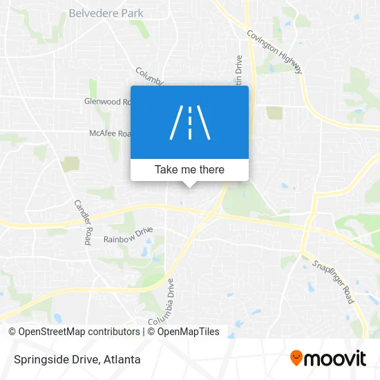 Springside Drive map