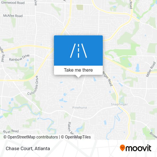Mapa de Chase Court